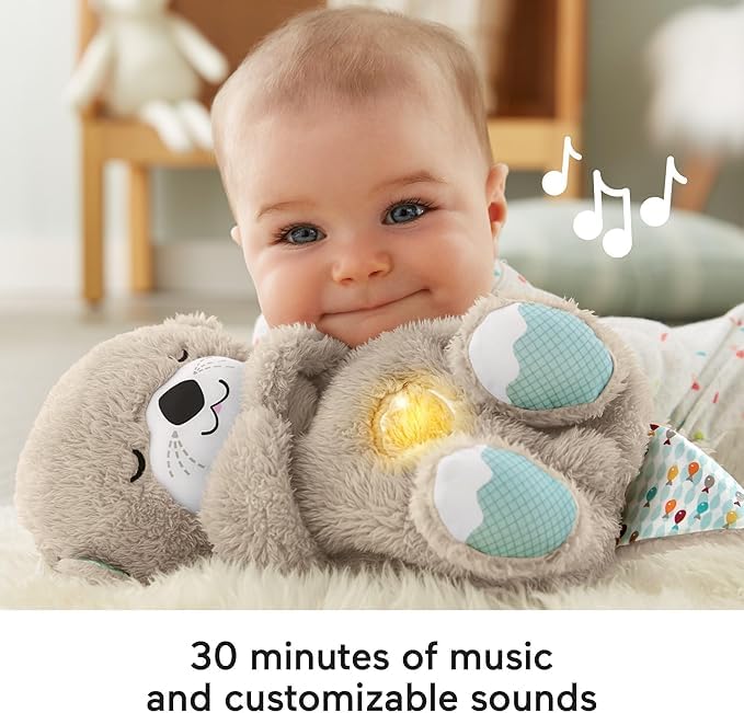 Breathing Teddy Bear with Soothing Music, Comfort Plush